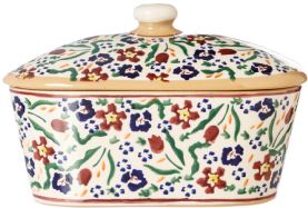 Nicholas Mosse Covered Butter Dish Wild Flower Meadow